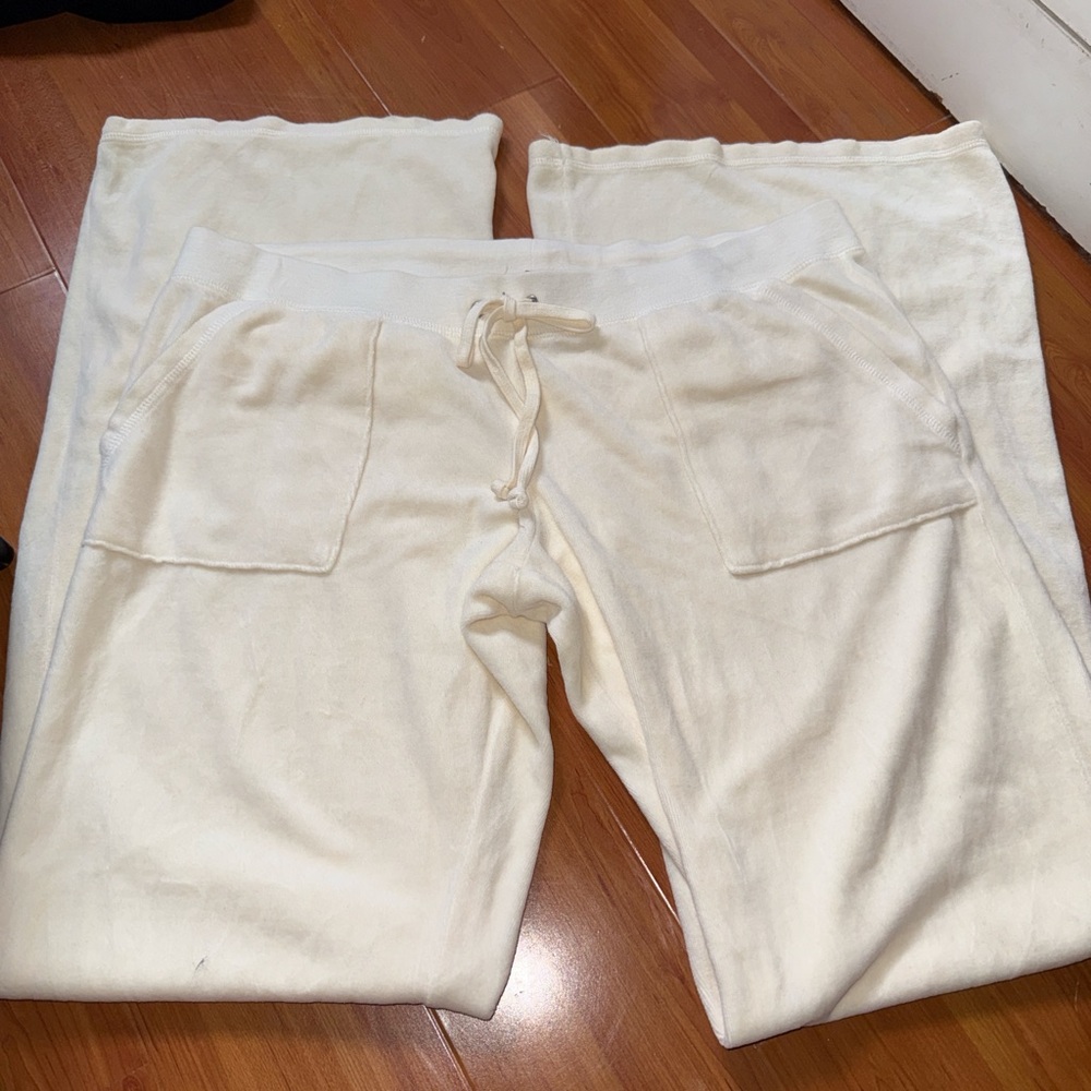 Juicy couture track Cream Pants
